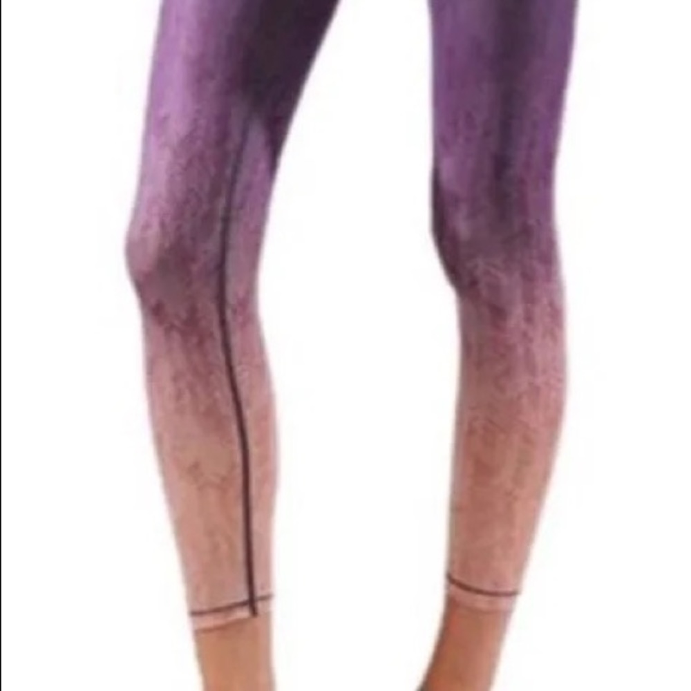 AR-33 alpha high waisted grey and purple ombré legging 3X